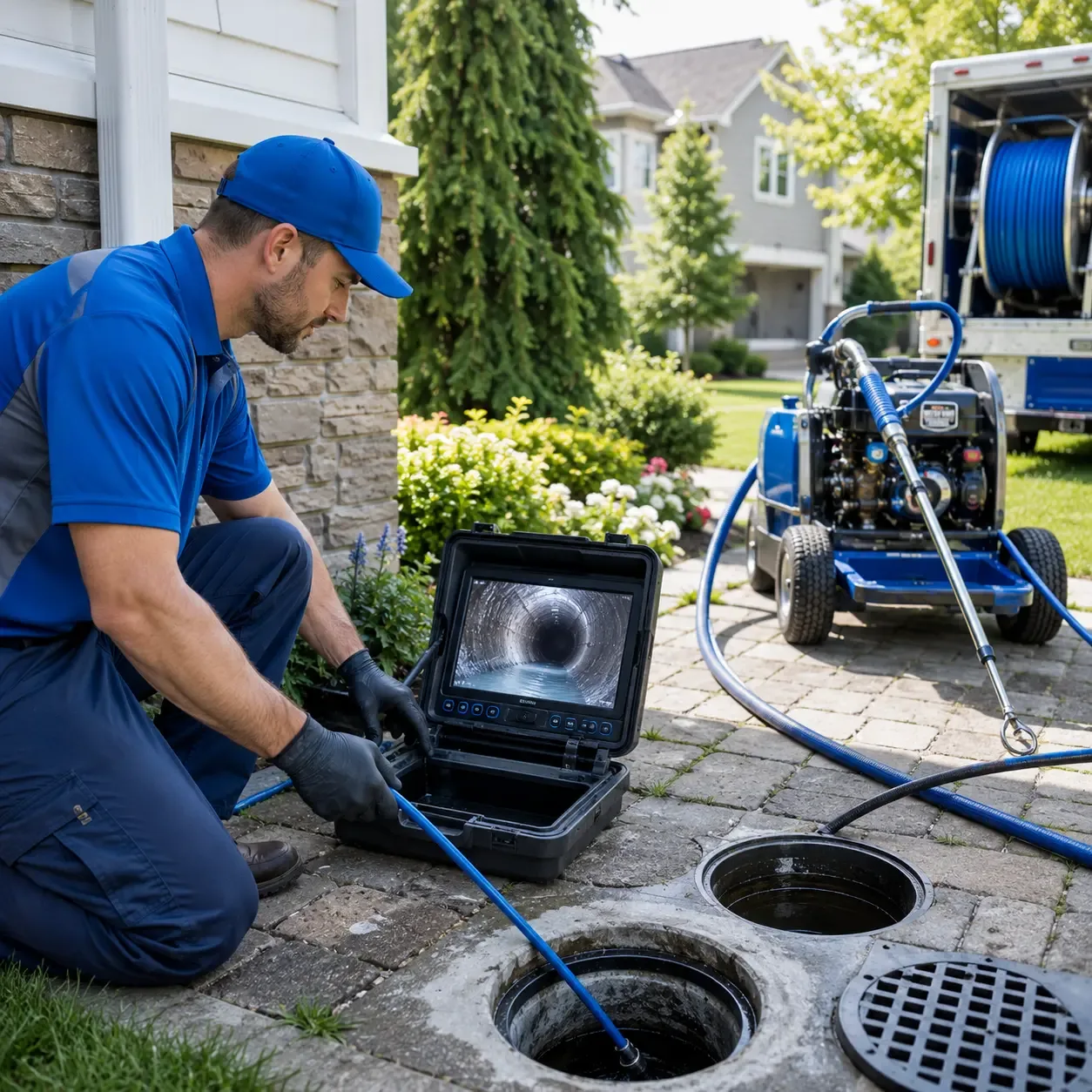 Outdoor drain cleaning professionals serving Oxford, GA